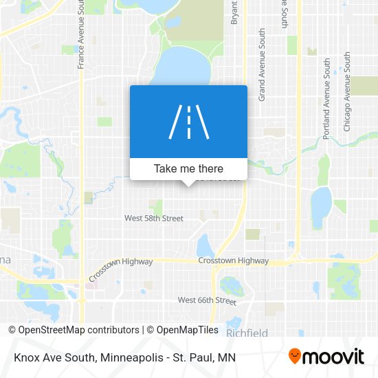 Mapa de Knox Ave South