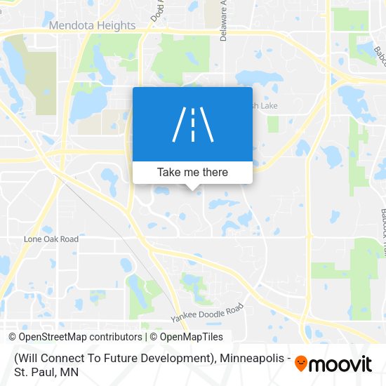 (Will Connect To Future Development) map