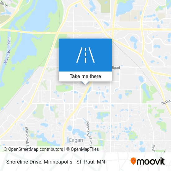 Mapa de Shoreline Drive