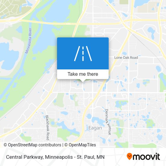 Central Parkway map