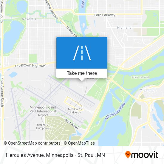 Hercules Avenue map