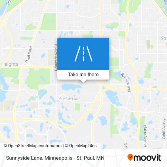 Sunnyside Lane map