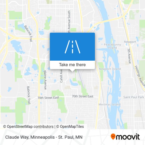 Claude Way map