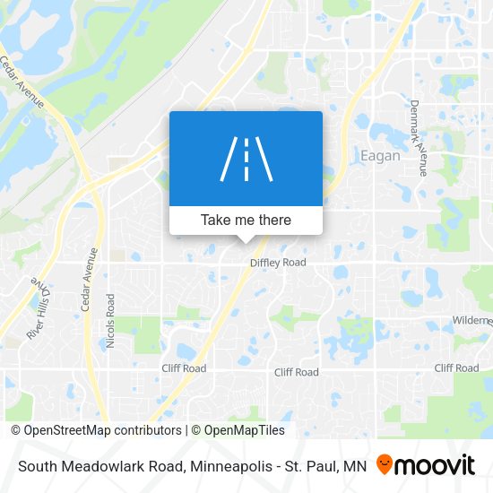 Mapa de South Meadowlark Road