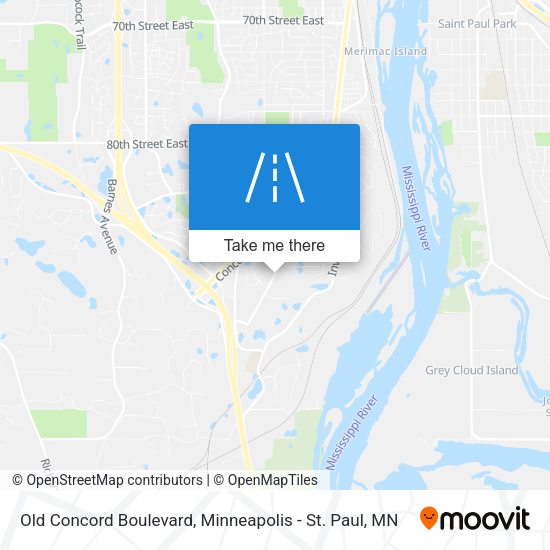Old Concord Boulevard map
