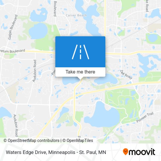 Waters Edge Drive map