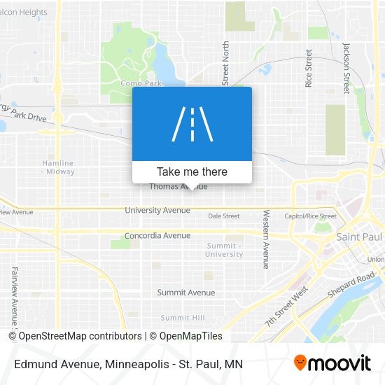 Edmund Avenue map