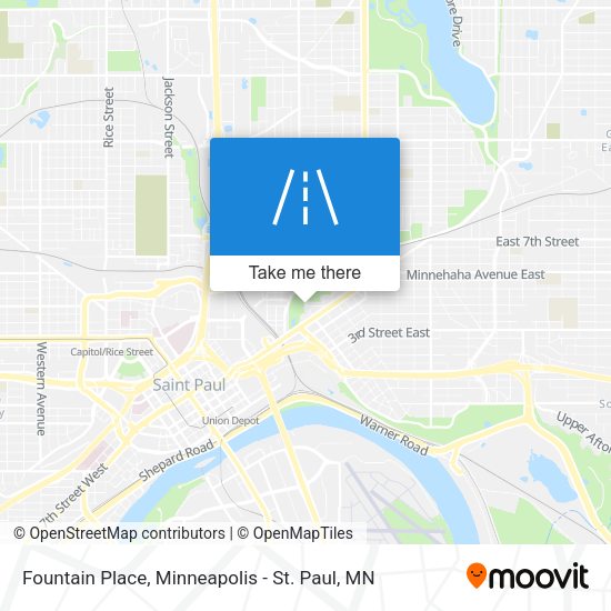Mapa de Fountain Place