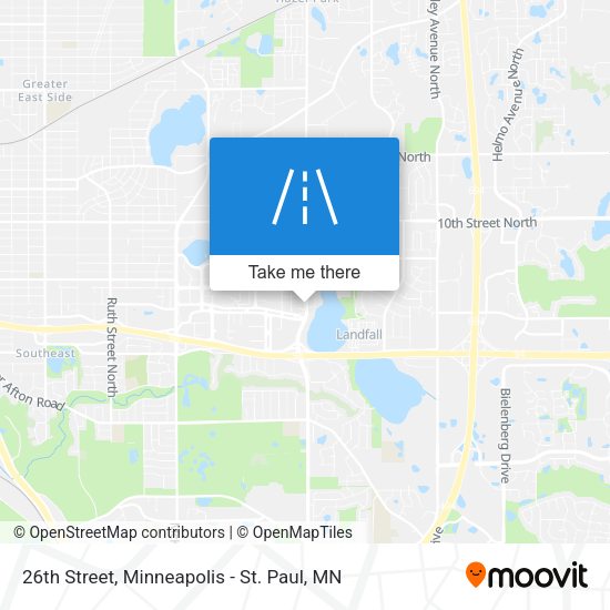 26th Street map