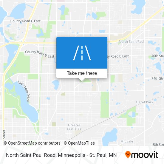 Mapa de North Saint Paul Road