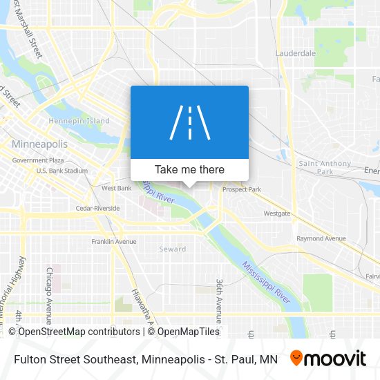 Fulton Street Southeast map