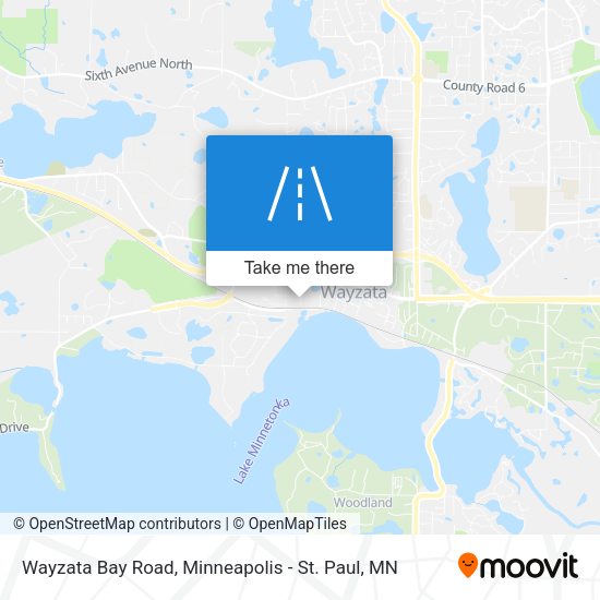 Wayzata Bay Road map
