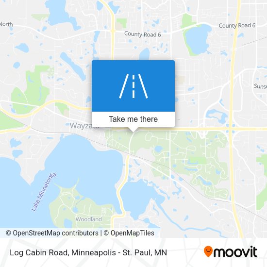 Log Cabin Road map