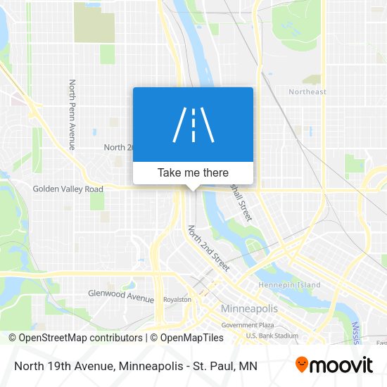 Mapa de North 19th Avenue