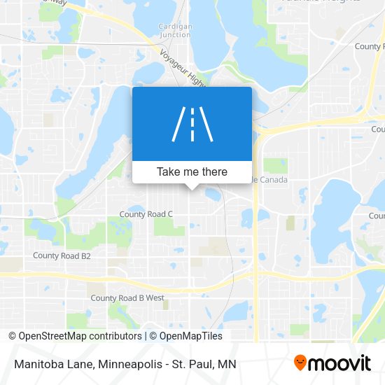 Manitoba Lane map