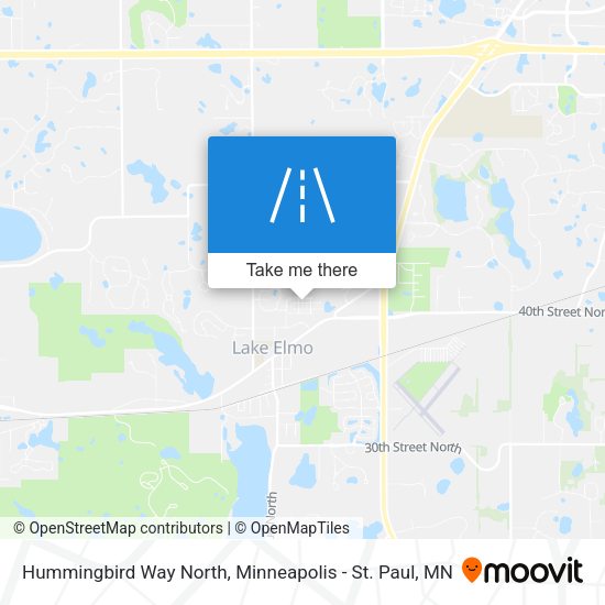 Mapa de Hummingbird Way North