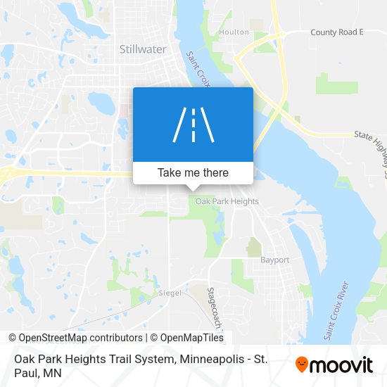 Oak Park Heights Trail System map