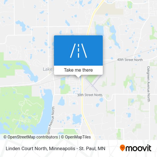 Mapa de Linden Court North