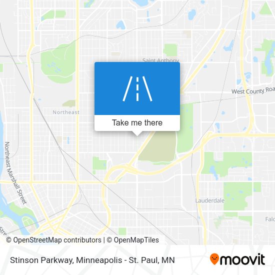 Stinson Parkway map