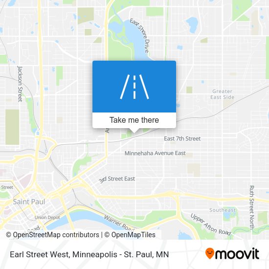 Earl Street West map