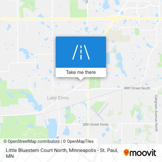 Little Bluestem Court North map