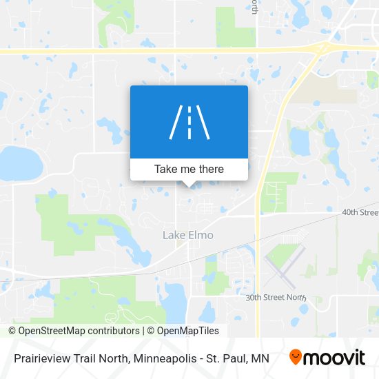 Mapa de Prairieview Trail North