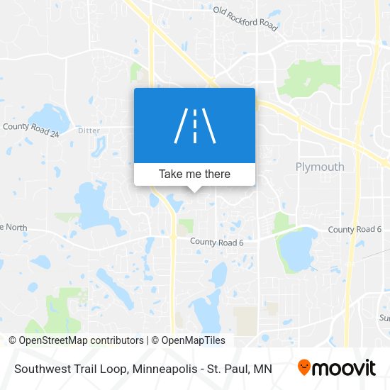 Southwest Trail Loop map