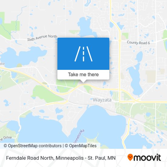 Ferndale Road North map