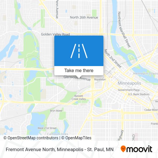 Fremont Avenue North map