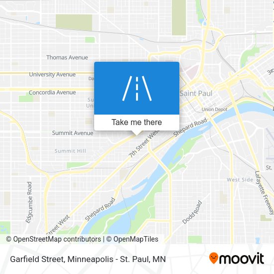 Garfield Street map