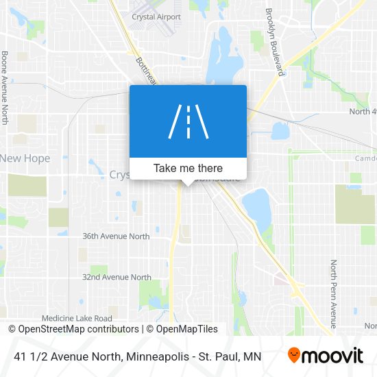 Mapa de 41 1/2 Avenue North