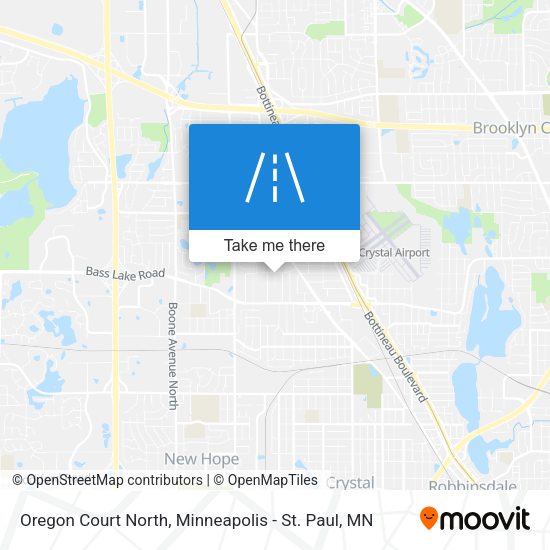 Oregon Court North map