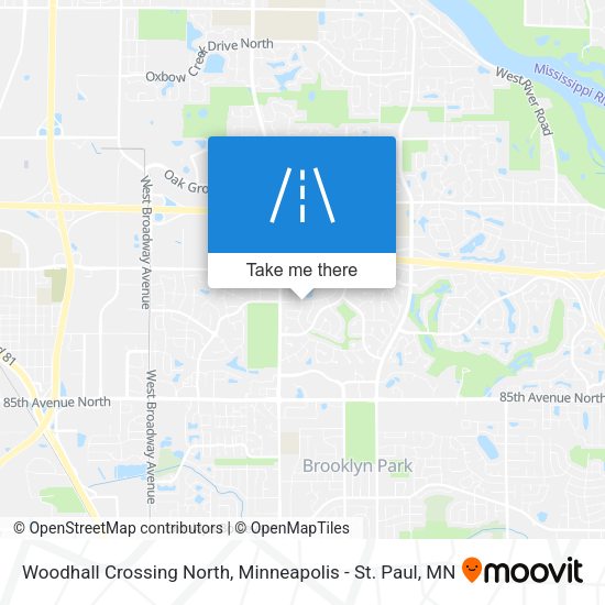 Woodhall Crossing North map