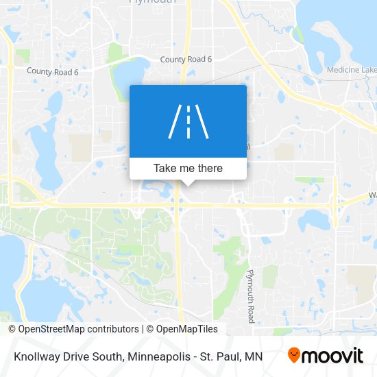 Knollway Drive South map