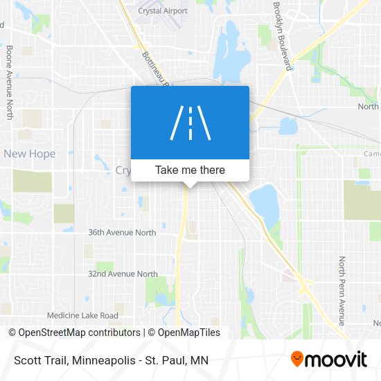 Scott Trail map