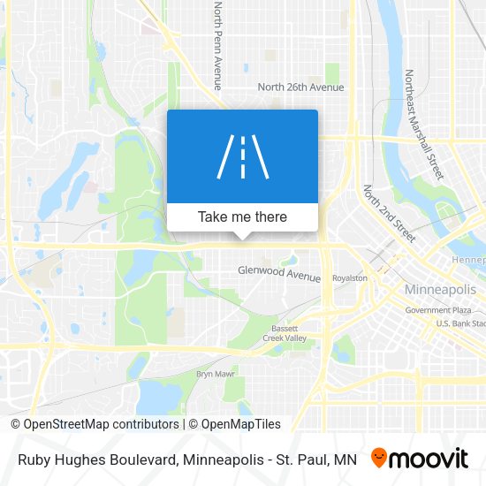 Ruby Hughes Boulevard map