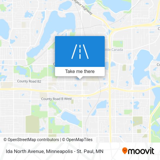 Mapa de Ida North Avenue
