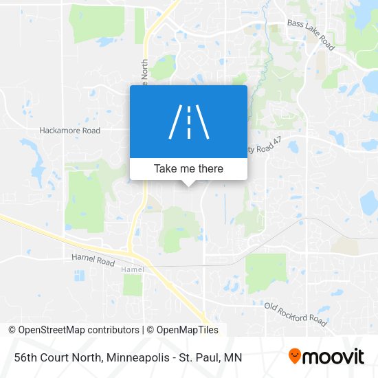 56th Court North map