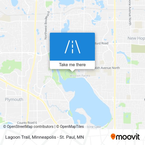 Lagoon Trail map