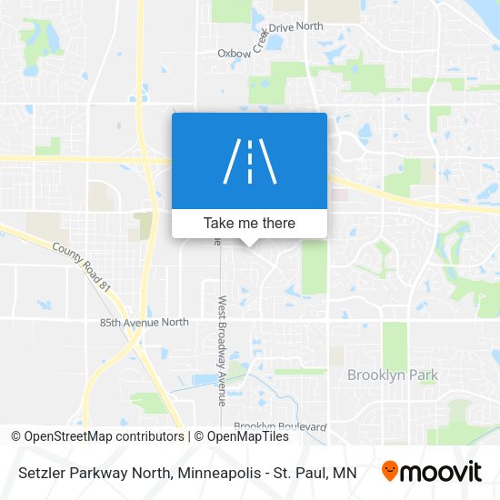 Setzler Parkway North map