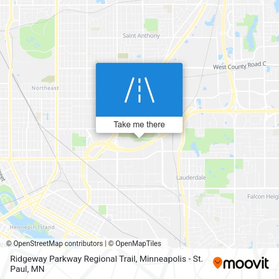 Ridgeway Parkway Regional Trail map
