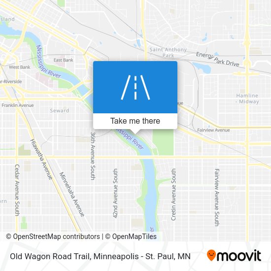 Old Wagon Road Trail map