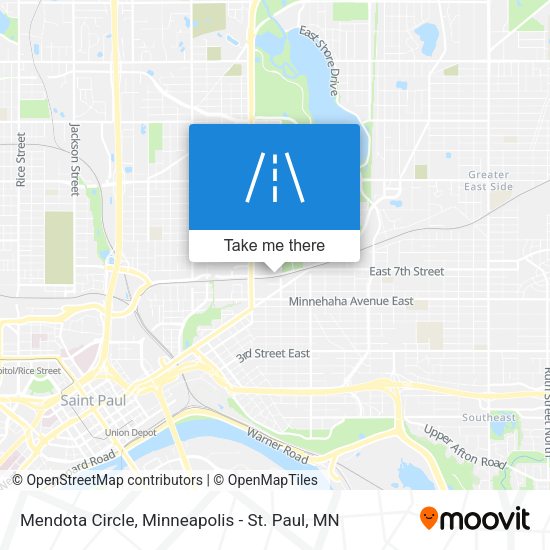 Mendota Circle map