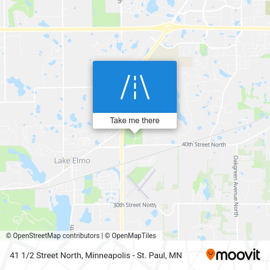 41 1/2 Street North map