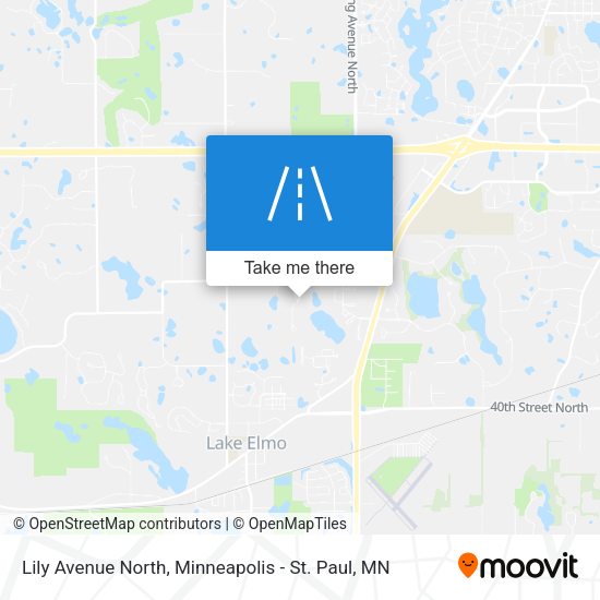 Mapa de Lily Avenue North