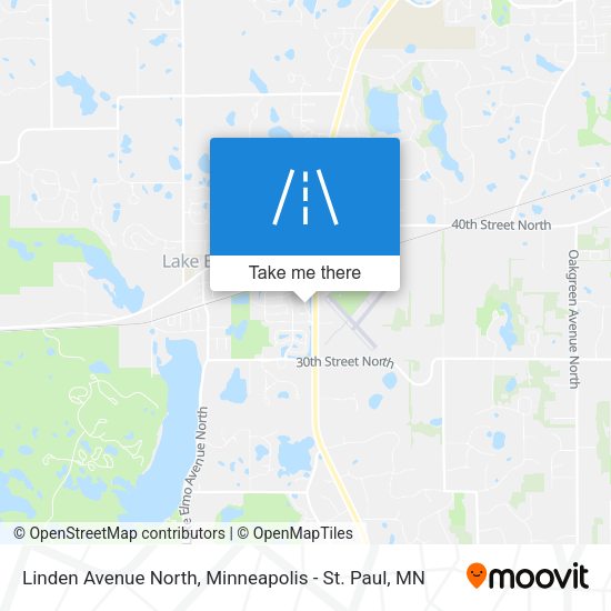Mapa de Linden Avenue North