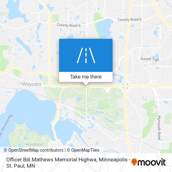 Mapa de Officer Bill Mathews Memorial Highwa