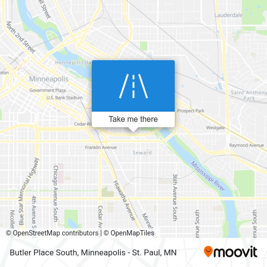 Mapa de Butler Place South