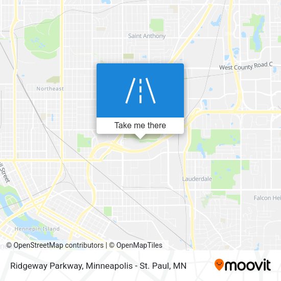 Ridgeway Parkway map