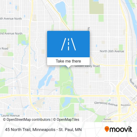 Mapa de 45 North Trail